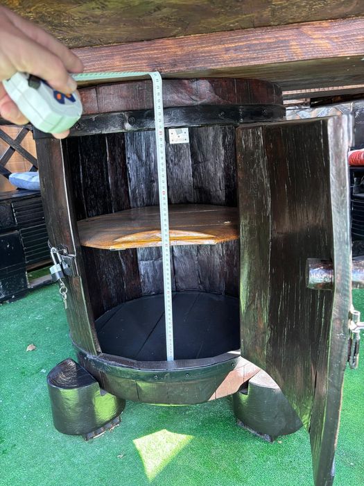 Butoi stejar cu blat hexagonal 164/164