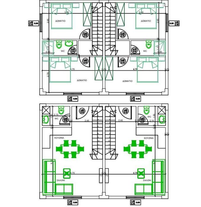 Продават се 2 новопостроени мезонета с гледка към езерото Волви – Неа Мадитос, Гърция
