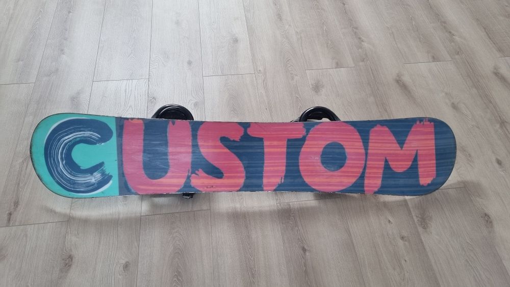 Snowboard Burton Custom 158 flying V, legături burton malavita L
