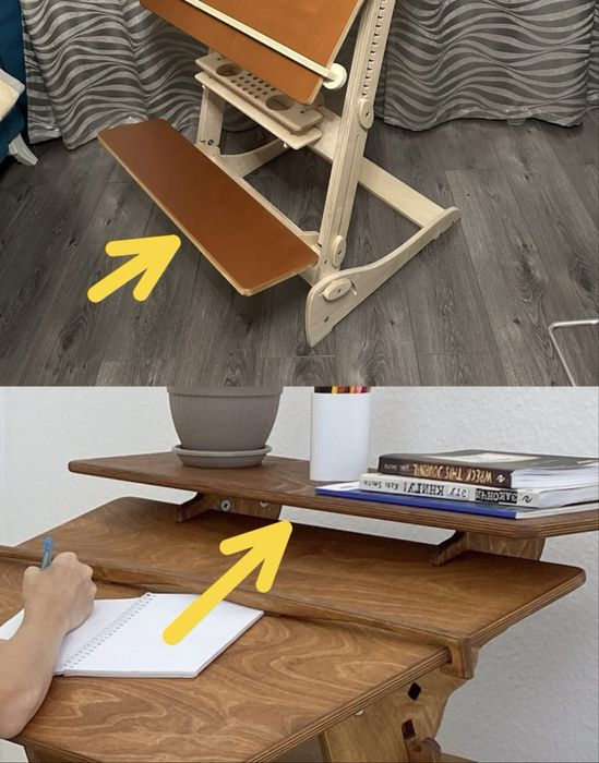 Конторка. Растущая парта. Рабочий стол. Мольберт