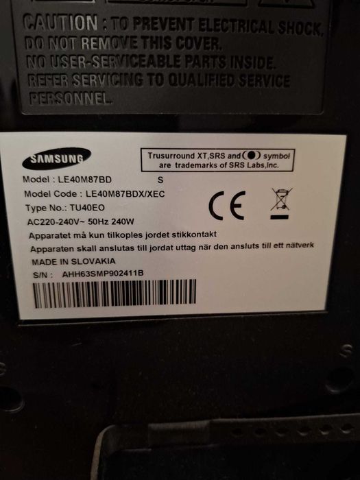 Vand urgent lcd samsung