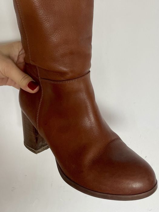 Cizme din piele, marimea 39