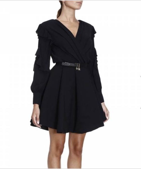 Elisabetta Franchi рокля от 2 части с колан