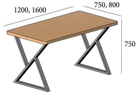Компьютерный стол лофт новый