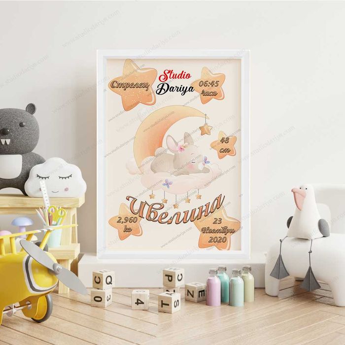 Бебешки визитки за момчета и момичета