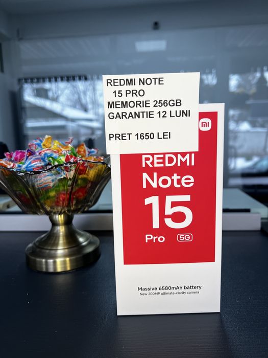 Redmi note 15 Pro Nou 0 min Garantie 12 luni