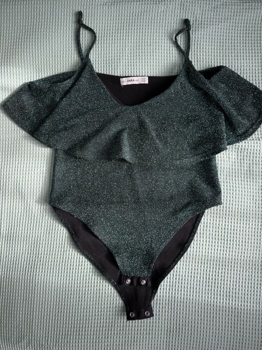Зелено боди Zara