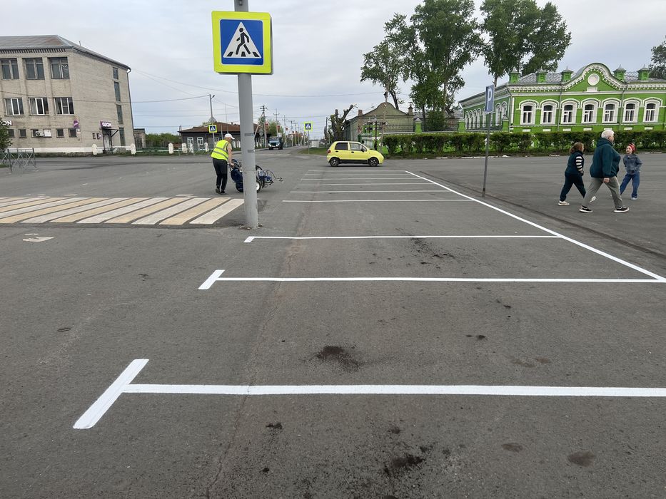 Разметка в Костанае и в области