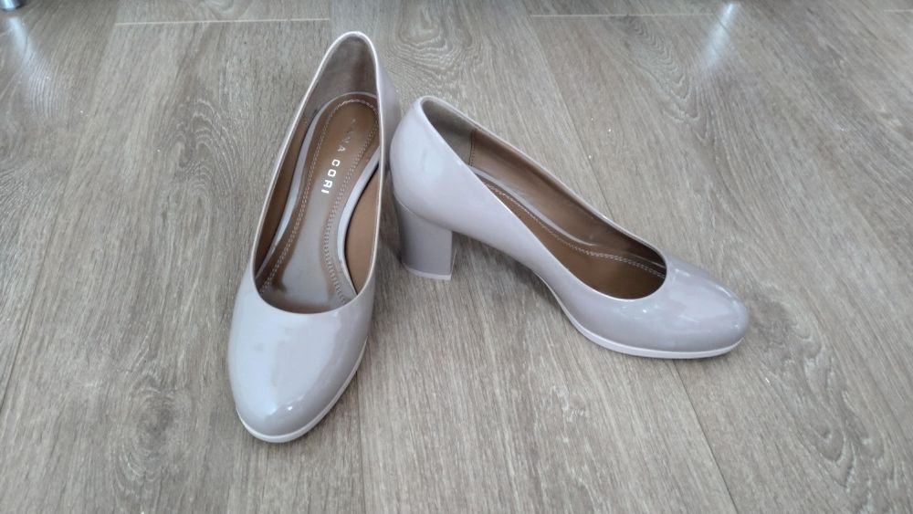 Pantofi Anna Cori piele lacuita