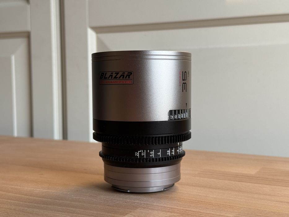 Blazar Remus obiectiv anamorfic 35mm f1.6 Canon EF + Blackmagic 6k pro kit