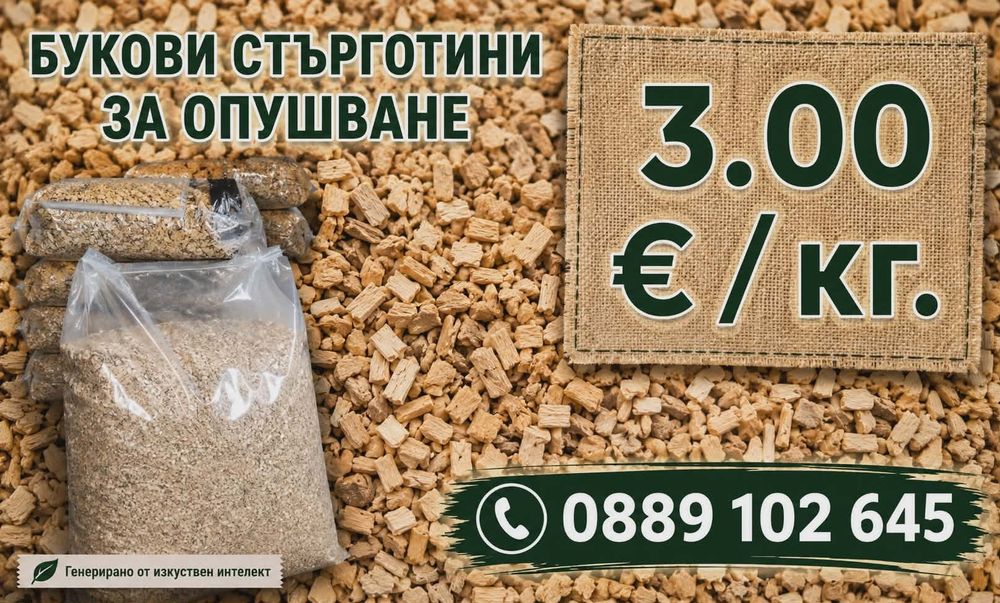 Букови стърготини за опушване