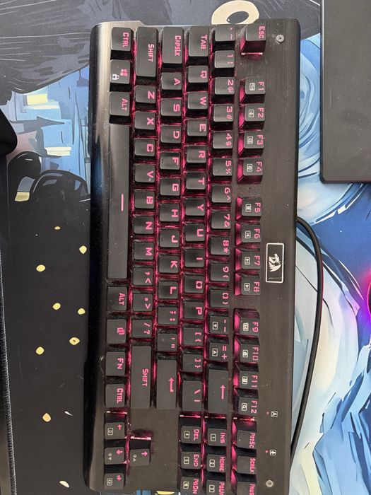 Tastatura mecanica Redragon Visnu RGB blue switch