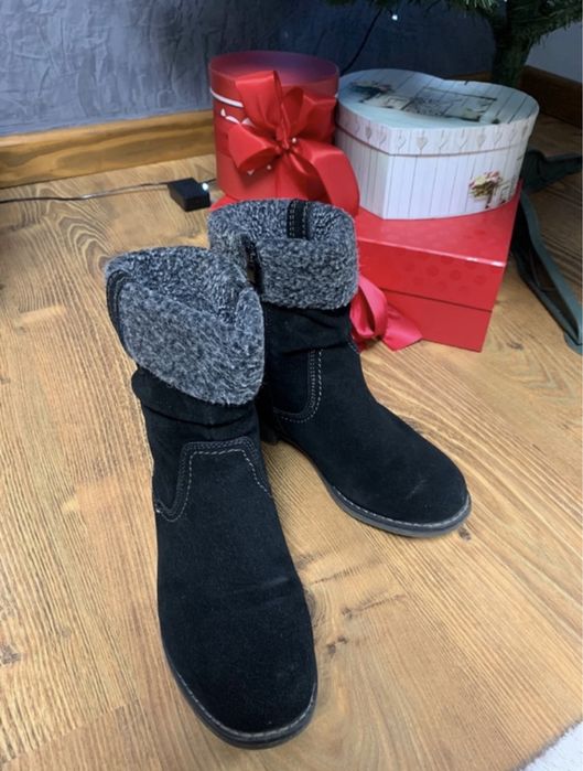 Cizmulițe piele întoarsă