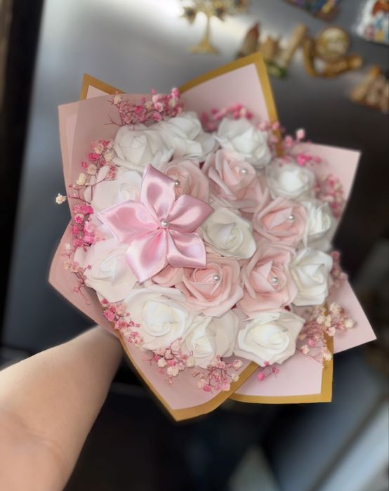 Вечен букет - рози