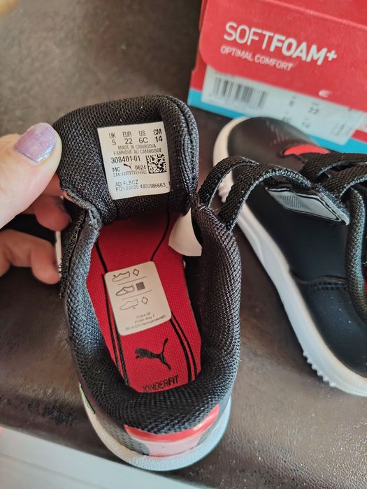 Adidași noi Puma băiețel
