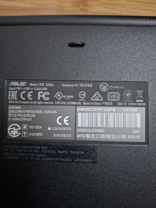 Laptop  ASUS X556UQ
