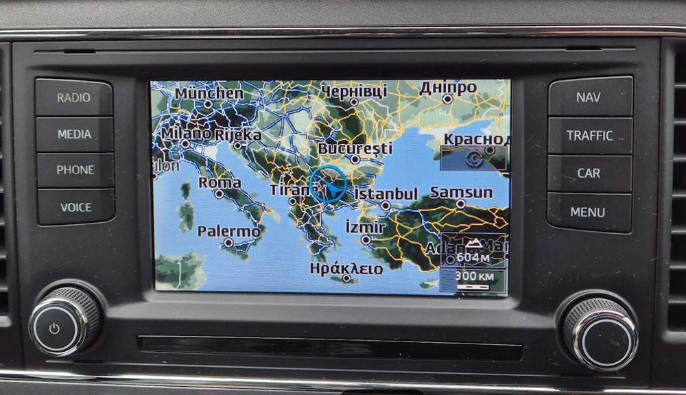 2025 SD карта за навигация Сеат 5FO SEAT Leon Altea  Ibiza Toledo MIB1