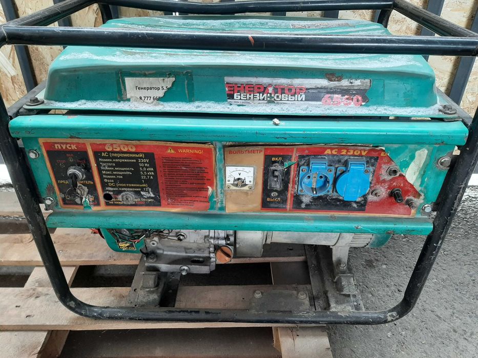 Бензиновый генератор 6500 5,5 кВт