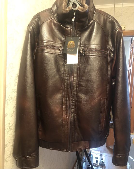 Куртка кожаная (экокожа)
