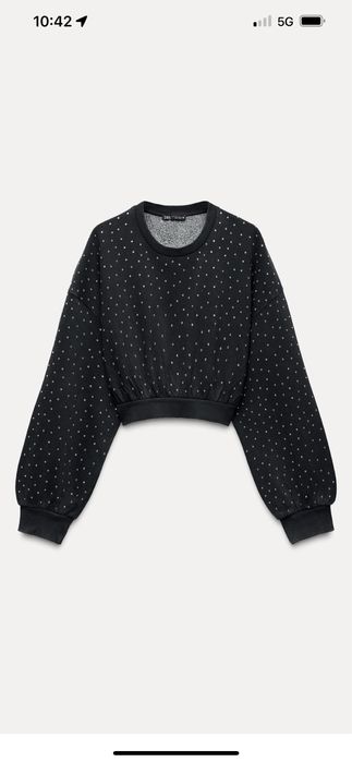 Блуза с камъни ZARA