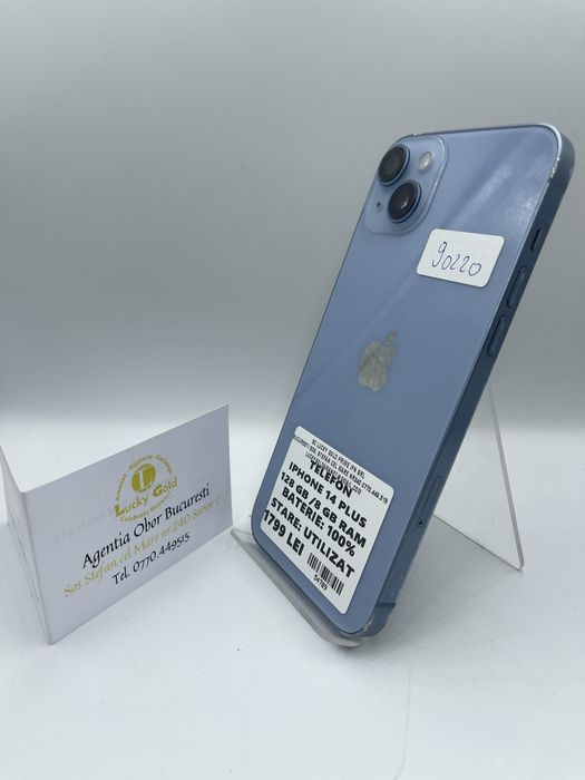 Iphone 14 Plus 128/100% Baterie GARANTIE/FACTURA #54709