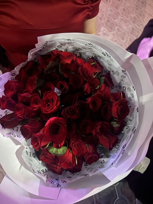 цветы свежие 51 роза