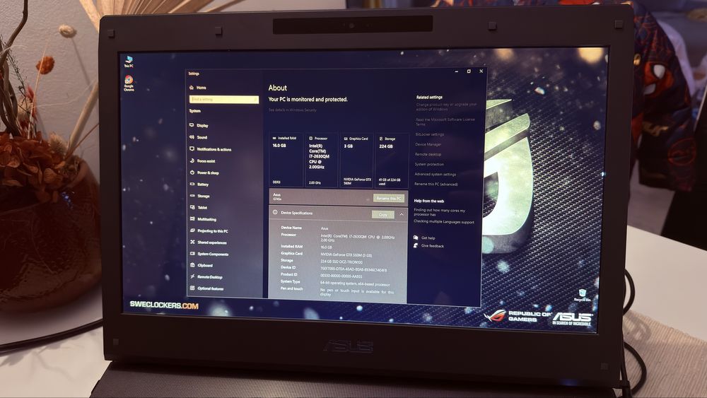 Se vinde Asus ROG G74SX