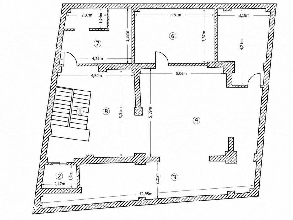 Spatiu Birouri Demisol | 134mp | Compartimentat | Marriott