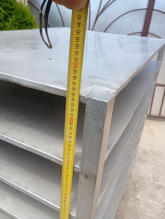 Rafturi inox cu polițe