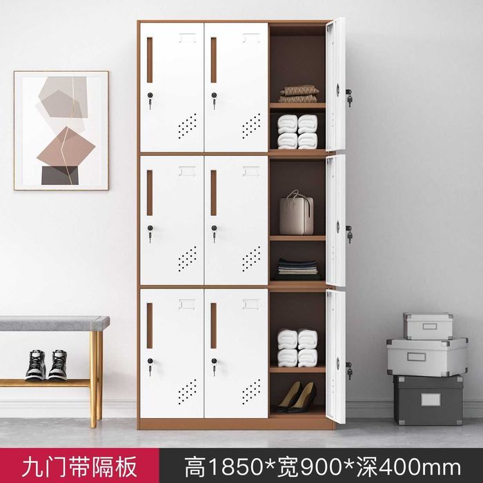 Metall eshikli shkaf / kiyim, sumka va buyumlar saqlash uchun