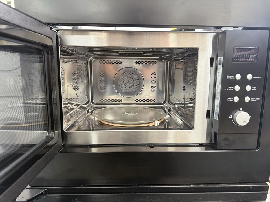 Микровълнова фурна за вграждане Exquisit EMW2546HIBLACK 25л 900W 2500W Микровълнова печка конвекция