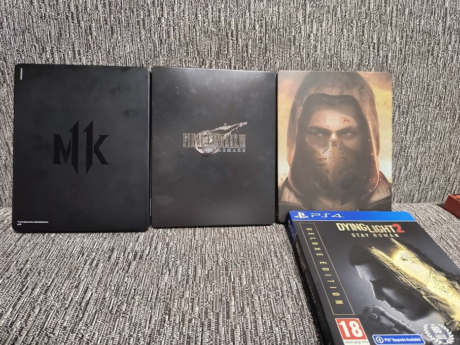 Mortal Kombat 11, Dying Light 2, Final Fantasy 7 Remake Steelbook PS4