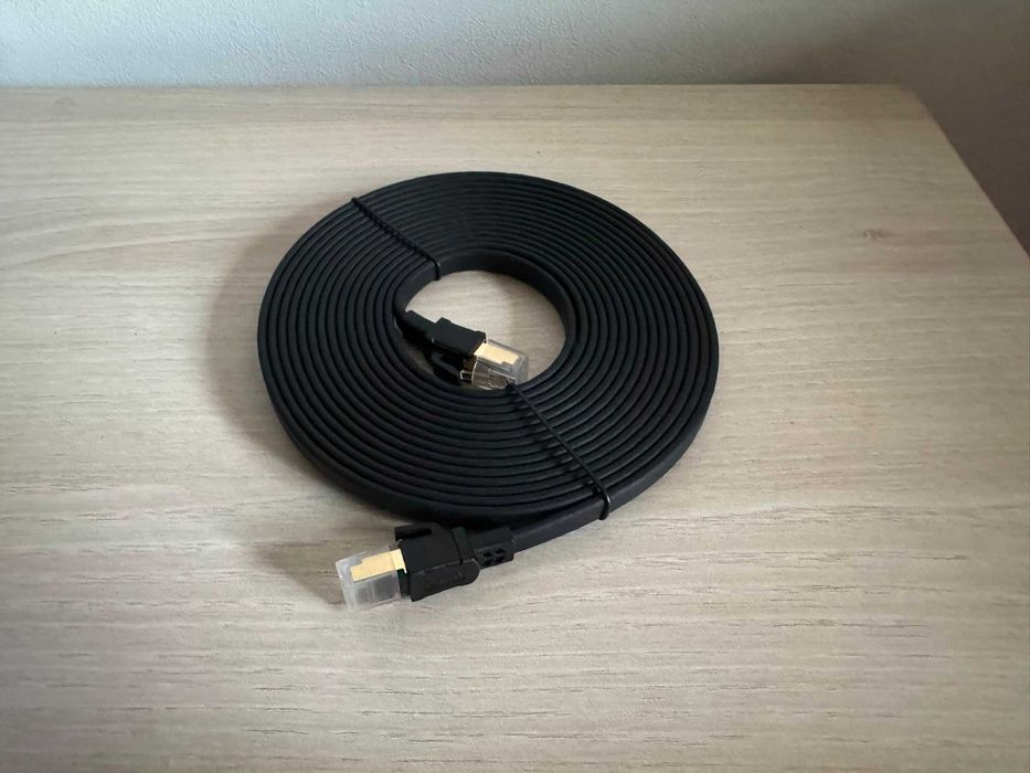 Cablu internet Ethernet CAT8 5m — 40 Gbps, 2000 MHz, nou