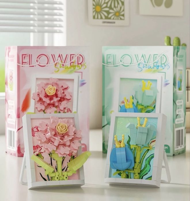 Мини-конструкторы цветы