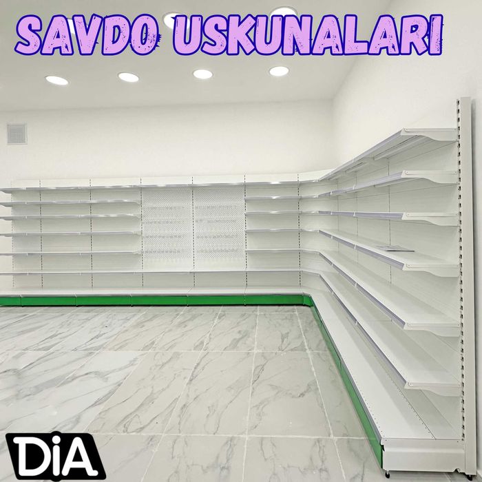 Стеллаж металлический торговый, polkalar savdo tokcha