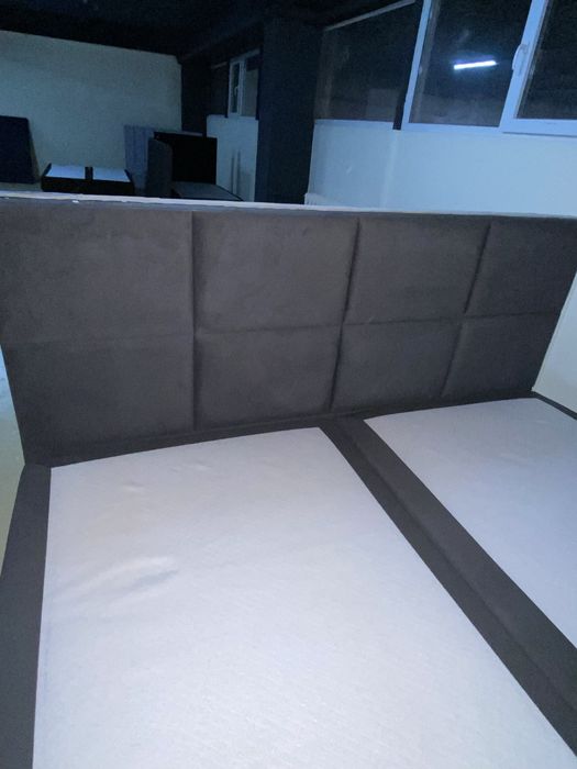 Pat matrimonial, Clasic European Premium 200x200 cu saltea inclusa