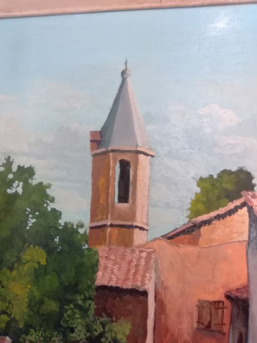 Картина маслени бои ​„Провинциален уют“ (1968 г.)