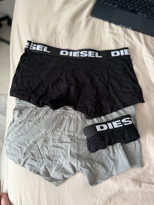 Diesel set 3 boxeri gri-negru-negru marimea L noi originali