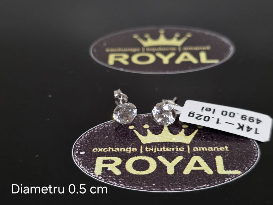 Bijuteria Royal: Cercei aur  14k/1.02 gr