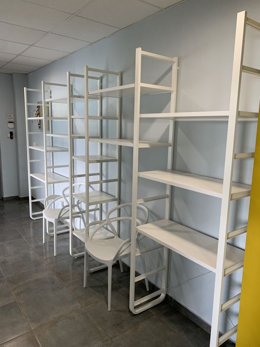 Офис стелаж от Икеа 370х215х40 см + два стола