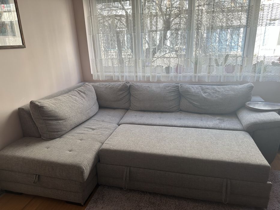 Ъглов Диван с функция за сън