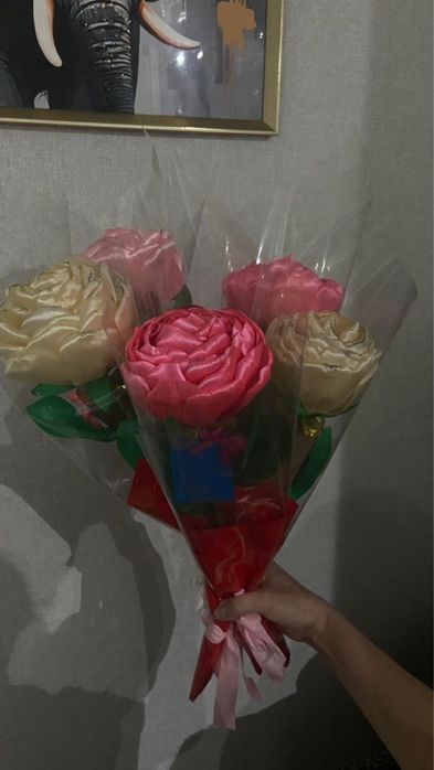 ПОДАРКИ,Цветы ручной работы