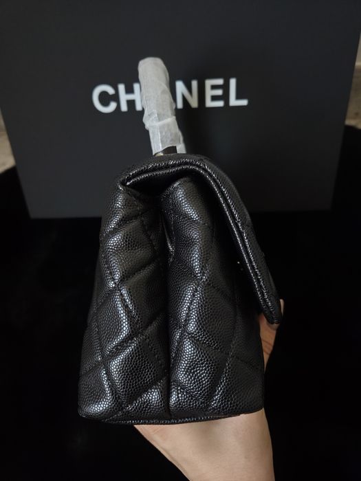 Chanel Mini Coco Handle Bag Gold Hardware