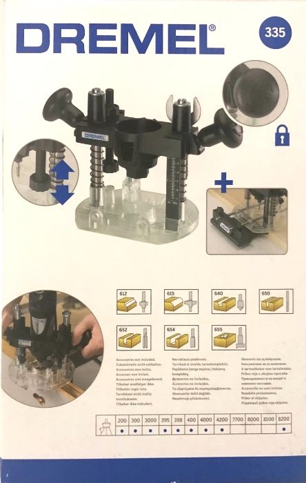 Dremel приставка за фрезоване, фреза, оберфреза, Германия