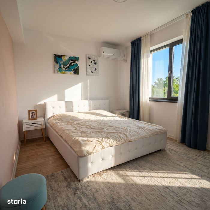 Duplex cu 4 camere, stil mediteranean. Complet mobilat/utilat