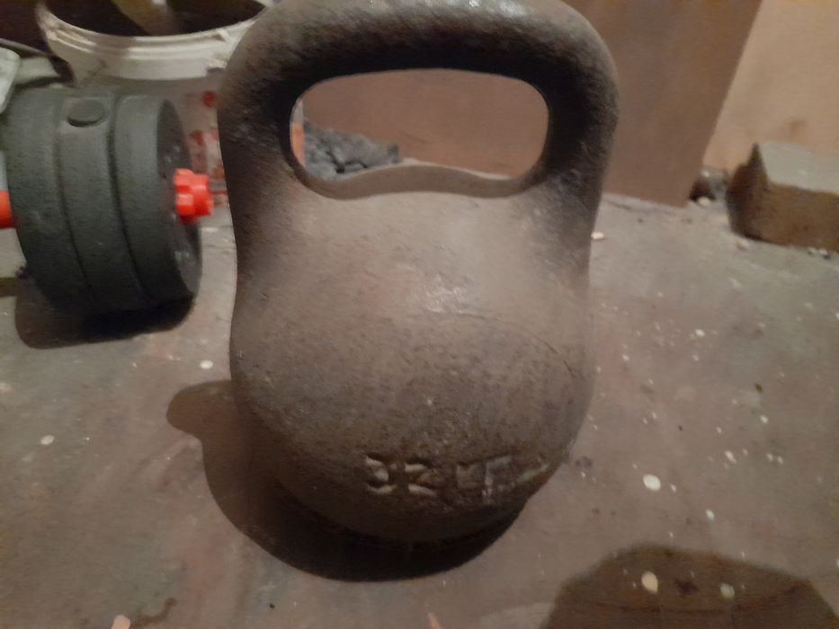 Продам гирю 32 кг или обмен на 16 кг