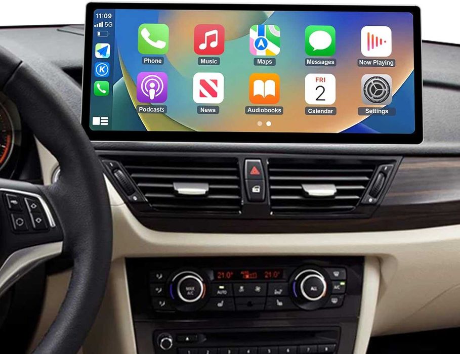 Голяма навигация 12.3 инча за BMW X1 E84 Wireless CarPlay Android Auto