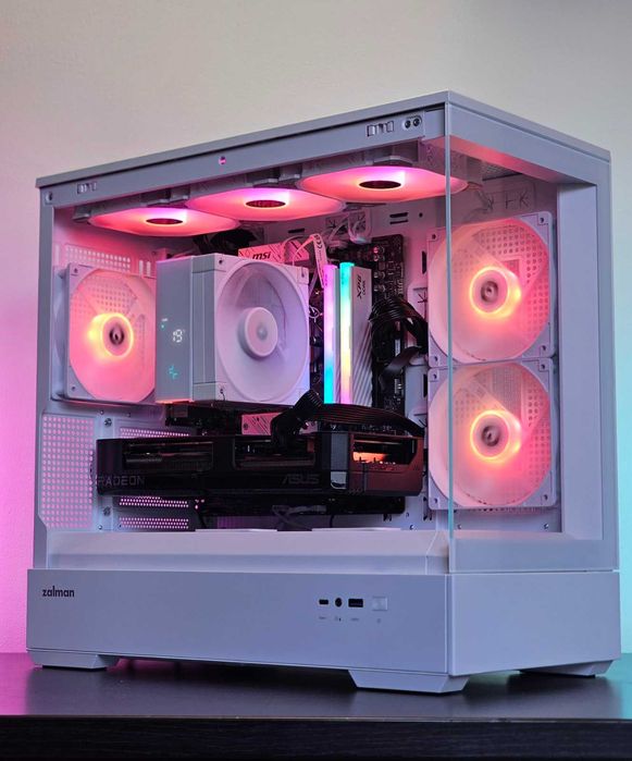 Ryzen 5-7500F/RX 9060XT 16GB/RAM 32GB/SSD 1TB/Чисто Нов+Гаранция