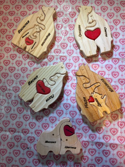 СВЕТИ ВАЛЕНТИН - Мечета за семейства с гравиран текст /имена, дати…/