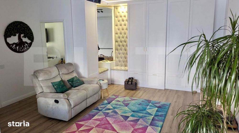Apartament cu 3 camere, 77 mp, la parter inalt, cu gradina, in zona Su — fotografia 3